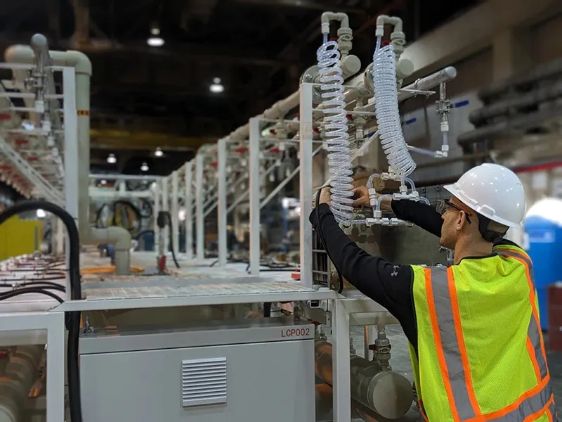 Four sets of Electrolysis-based H₂O₂ Generation System provided to a Canadian Pulp & Paper Mill